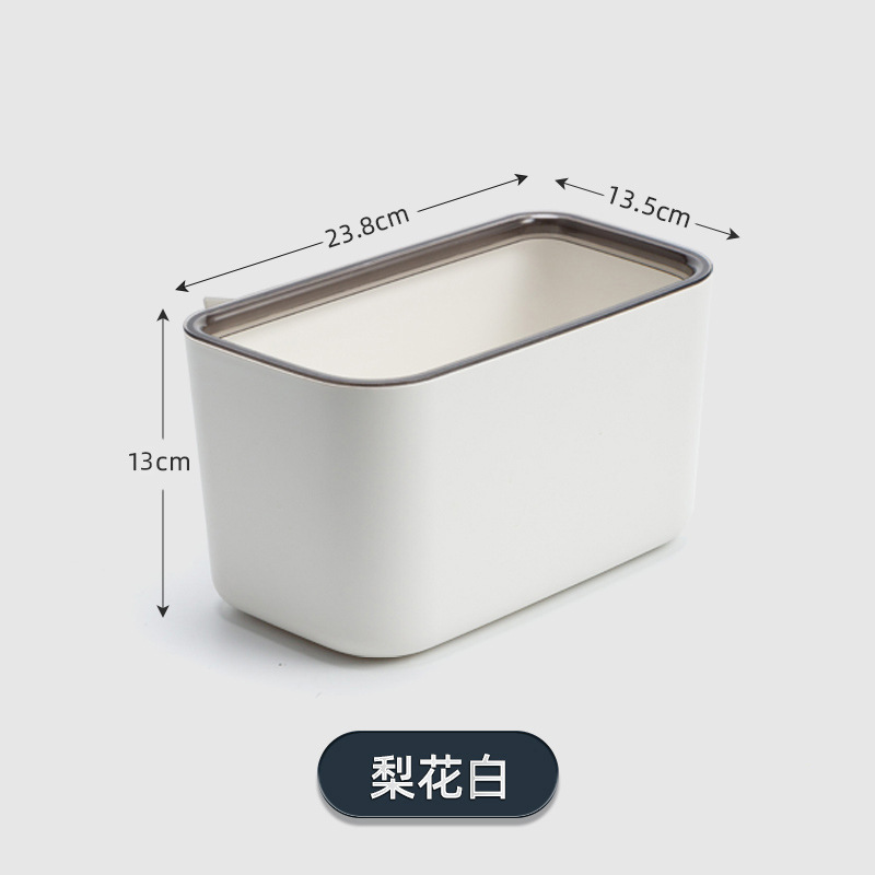 吊り下げキッチンゴミ箱蓋付きペーパーバスケット大容量家庭用キャビネット収納バケツ吊り下げ生ごみ収納|undefined