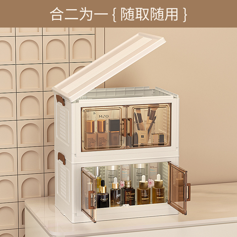 Gabinete de almacenamiento libre de instalación en el escritorio de la cocina, gabinete de acabado doméstico, gabinete de baño, cajón de almacenamiento plegable, gabinete multicapa de cinco cubos