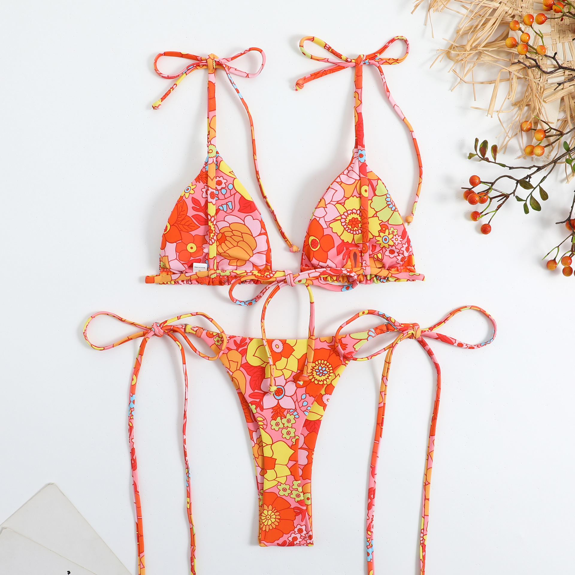 Women's Ditsy Floral 2 Piece Set Bikinis display picture 1