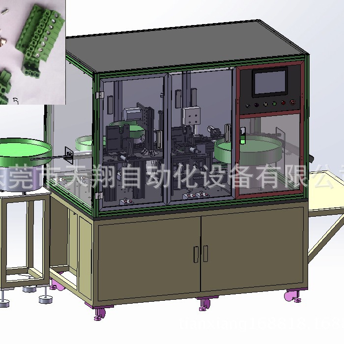 东莞自动化设备,全自动静音端子组装机,接线端子全自动端子组装机