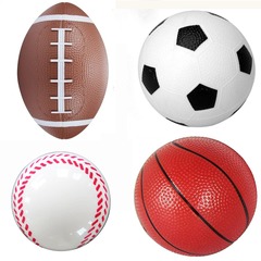 Factory Wholesale Toy Set PVC Combination Basketball Soccer Rugby for Kindergarten Parent-Child Interactive Children's Toys