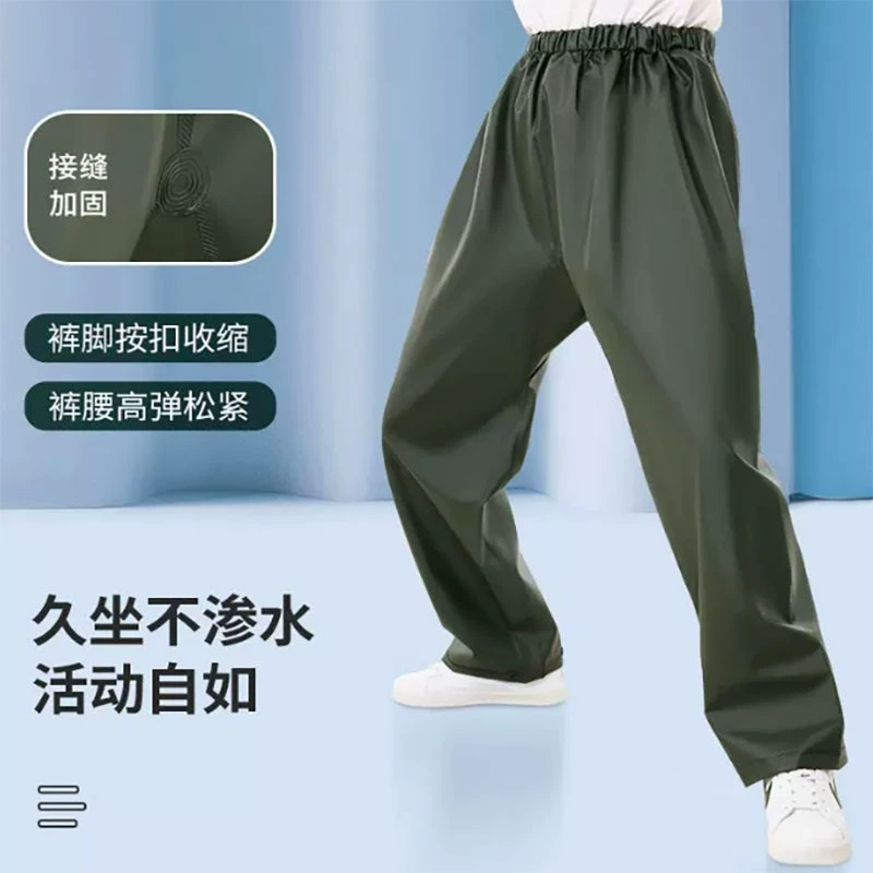 Knitted raincoat, split retroreflective trousers, wholesale