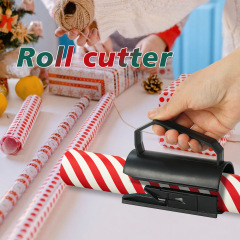 跨境wrapping paper cutter 裁纸器卷筒包装纸带手柄切纸机切纸器