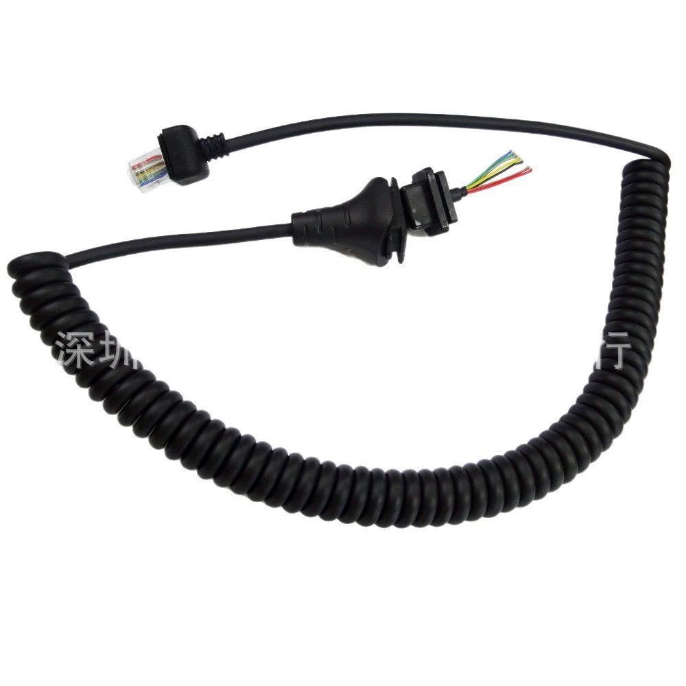 Подходит для автомобильной радиостанции, портативного микрофона HM-152, автомобильной радиостанции IC-3600, микрофонного кабеля F111.