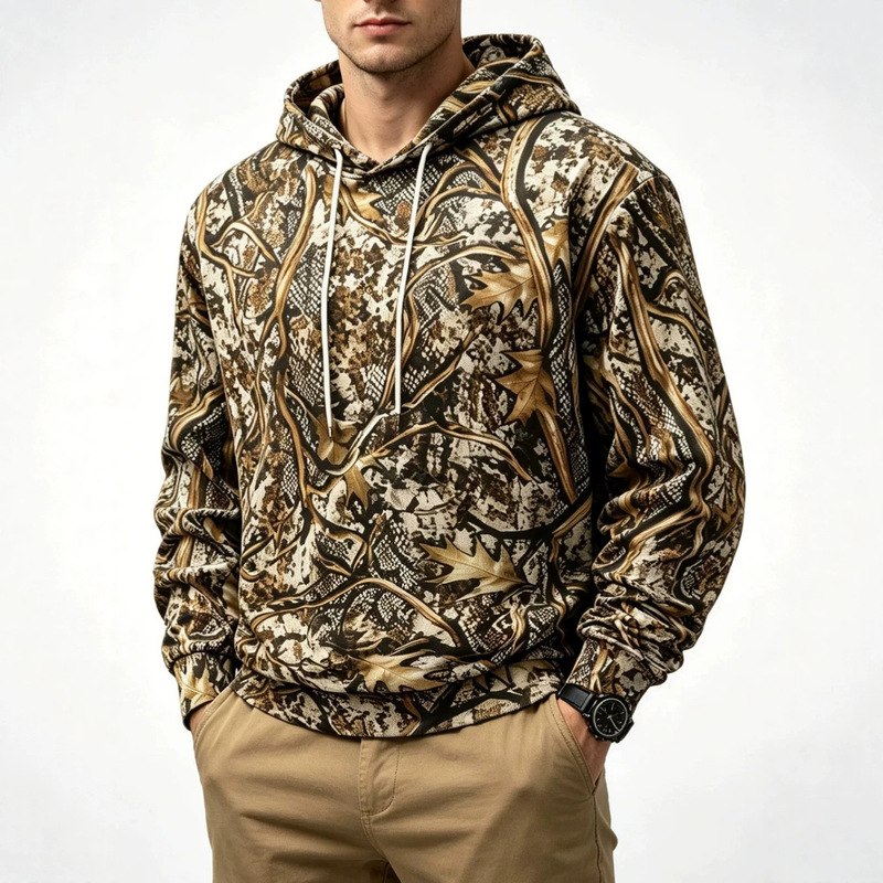 Cross-Border Amazon 3D Forest Pullover Autumn New Camouflage Casual Sports Trendy Brand Hooded Sweatshirt for Men Cross-Border Amazon 3D Forest Pullover Autumn New Camouflage Casual Sports Trendy Brand Hooded Sweatshirt for Men
