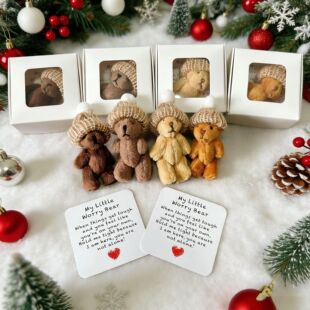 Mini Plush Teddy Bear in Box�羳�ڴ�̩��������ë�q�ܺ��b�Y��