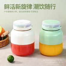 网红榨汁机家用小型便携式果蔬汁炸果汁机迷你多功能手摇榨汁杯