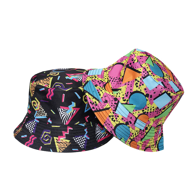 Women's Preppy Style Geometric Flat Eaves Bucket Hat display picture 4