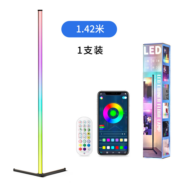 アマゾンの爆発的なLED幻彩着地雰囲気ランプRGB bluetoothテレビの電気競争室の壁の隅のランプの音をコントロールします。|undefined