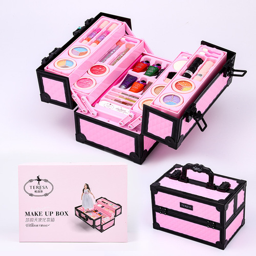 Tulisa children's cosmetics set girl birthday gift princess makeup box nail polish play house toys