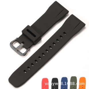 High quality environmental protection 24mm silicone strap suitable for Casio PRG-650 PRW-6600 PRG600 series