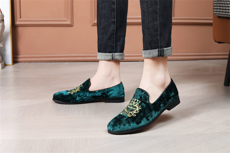 Männerschuhe Nei Gestickte Schong, Männer Slip-On Loafers, Summer No Stink Foot Slip On Ronn Zeh Casual Schong_voghion.com