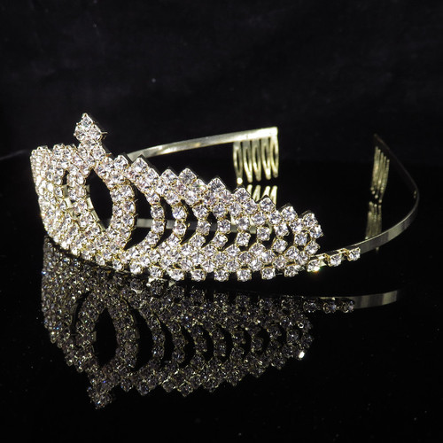 Factory direct supply of bridal hair accessories, crown diamond tiaras, children's tiaras, wholesale wedding dress accessories