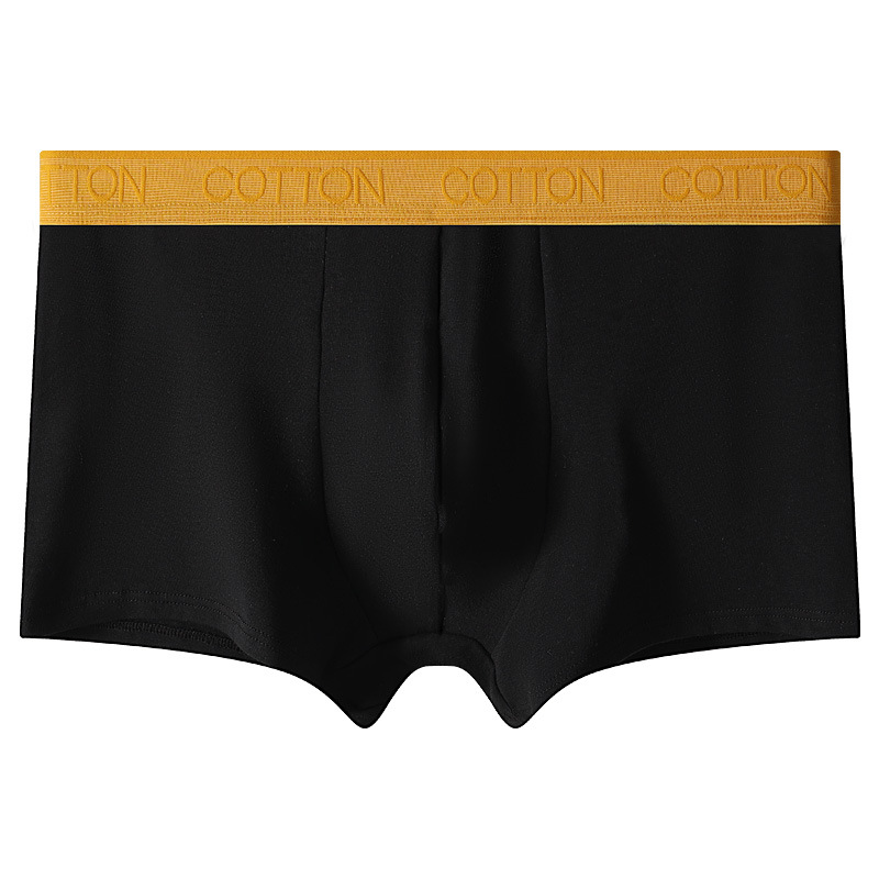 Pantalones interiores de algodón masculino 100% algodón antibacteriano de alta calidad pantalones cortos deportivos de ángulo plano de cuatro ángulos de algodón masculino