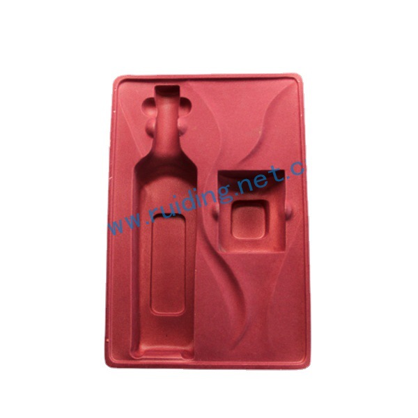 供应中山，广州化妆品，酒料及玩具PET植绒托盘，PS植绒吸塑托盘