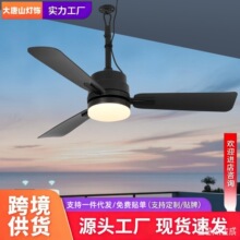 跨境风扇灯2.4米欧规/美规插头线免接线安装带APP遥控器宽电压