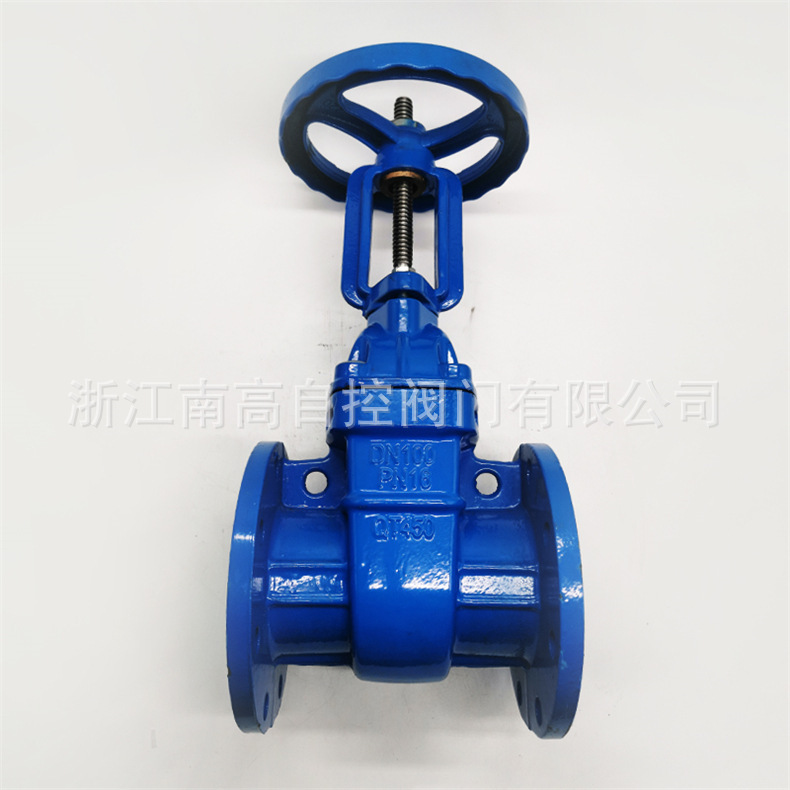 明暗杆闸阀Z41T-16Q 弹性座封软密封水用法兰 铸铁管道闸阀DN65