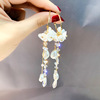 Silver needle, zirconium, fashionable earrings with tassels, silver 925 sample, light luxury style, wholesale