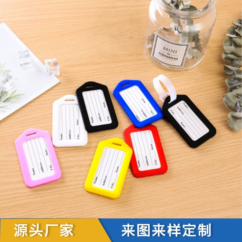 Бирки багажа ПП сразу поставки фабрики изготовление на заказ бирки багажа картины ЛОГОТИПА трудной пластиковой принтабле посадочного талона