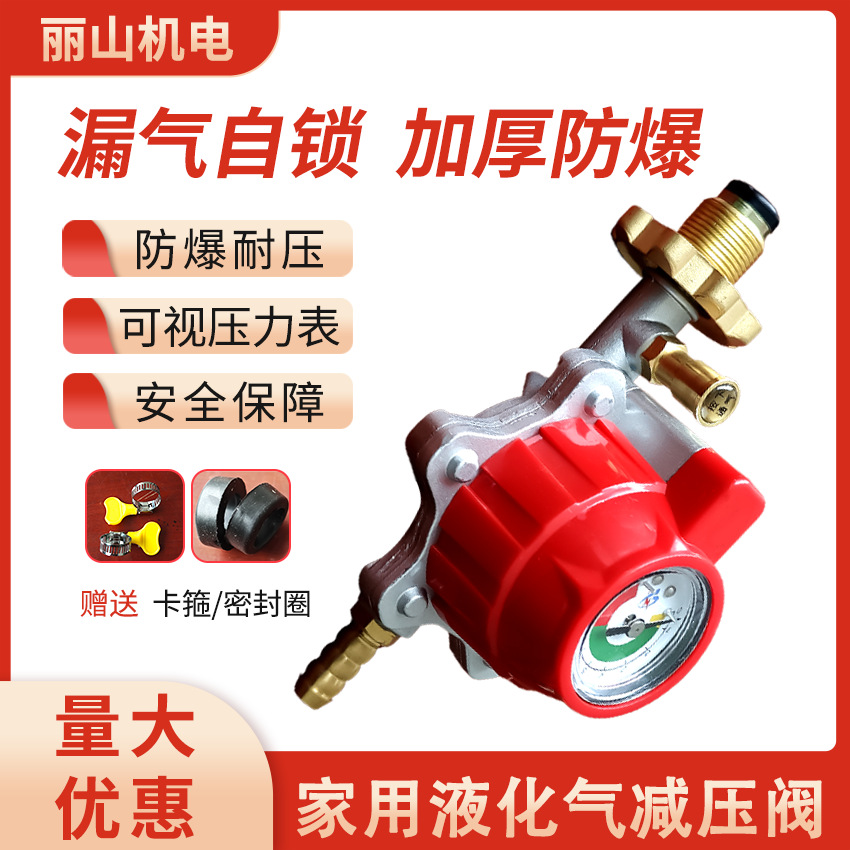 家用防爆自闭减压阀液化气煤气瓶低压煤气灶防泄漏热水器自锁阀门