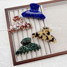 新款中号醋酸盘发抓夹扎半头发夹后脑勺韩国夹子头饰大号洗澡爪子