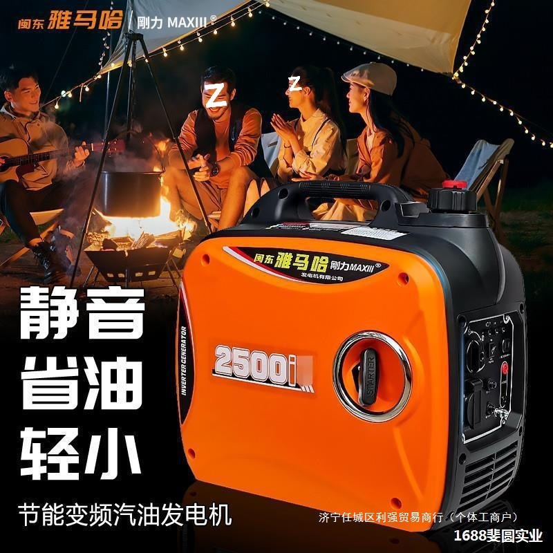 摆摊户外220V变频静音便携小型发电机露营汽油家用单三相应垒德株