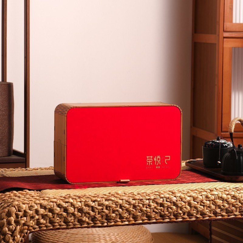 茶悦己系列高档茶叶包装20摆泡30泡散茶饼茶双罐包装空盒