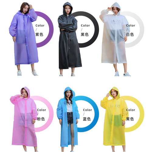 Outdoor sanding non-disposable raincoat, adult thick on-duty raincoat, cycling and mountain climbing windbreaker one-piece rain poncho