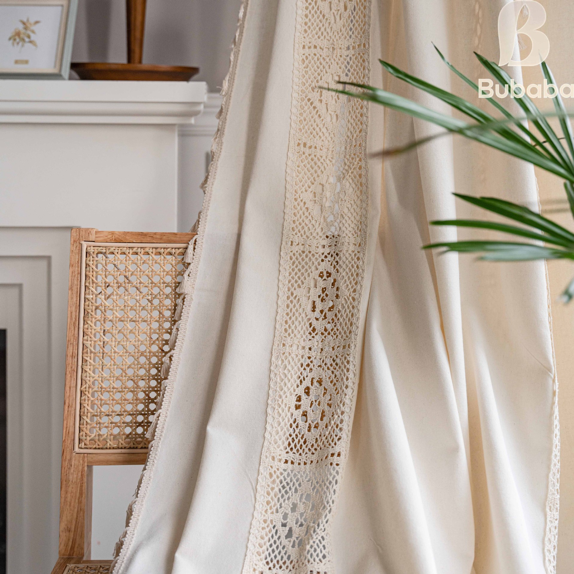 Crochet Patchwork Short Curtain For Kitchen And Bay Window_voghion.com