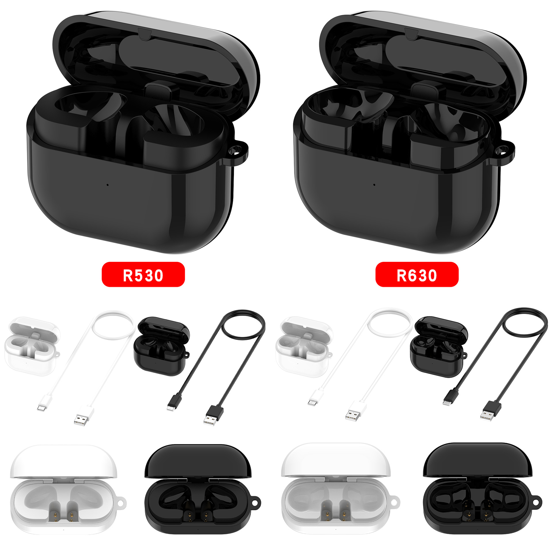 Compatible with Samsung Buds3Pro charging case R630 and Samsung Buds3R530 charging case details Picture