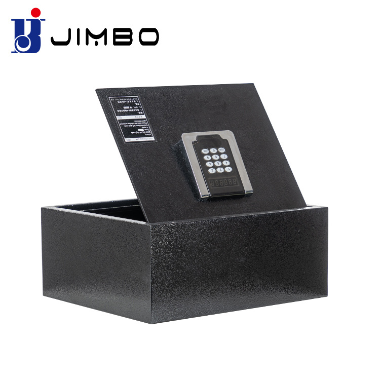 金堡保险柜酒店客房家用小型迷你防盗防撬保管箱上翻盖抽屉保险箱