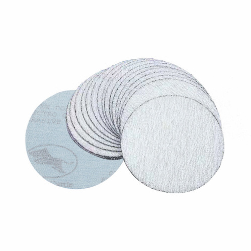 Jinniu dry sand 3-inch flocked sandpaper sheet 75MM self-adhesive disc sand pneumatic grinder white sandpaper brushed sheet