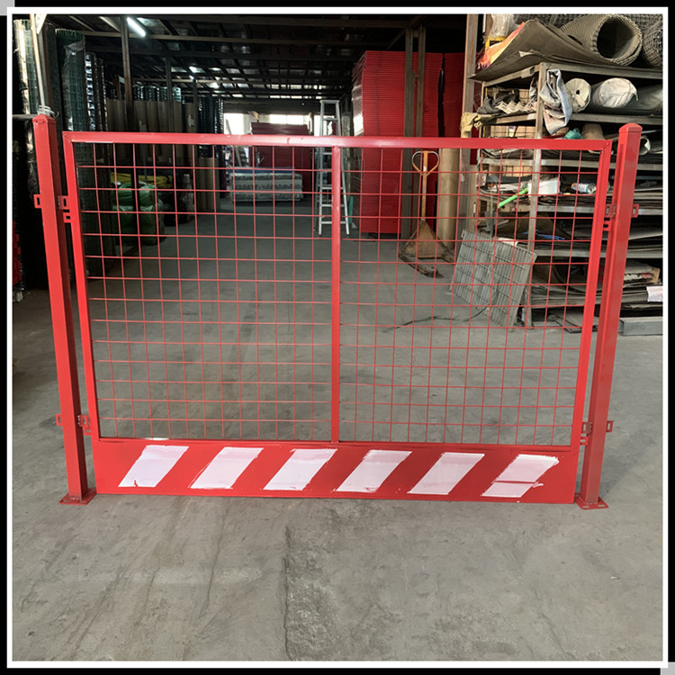 施工基坑护栏网 建筑临边围栏 工地施工围档 楼层红白防护栏杆