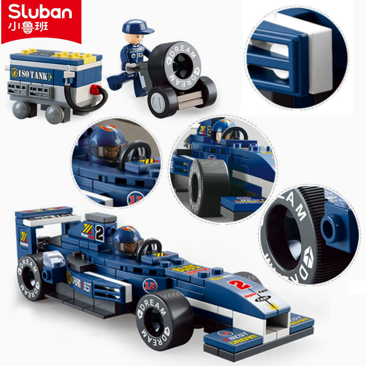 Конструктор Lego, гоночный автомобиль, внедорожник, минифигурка