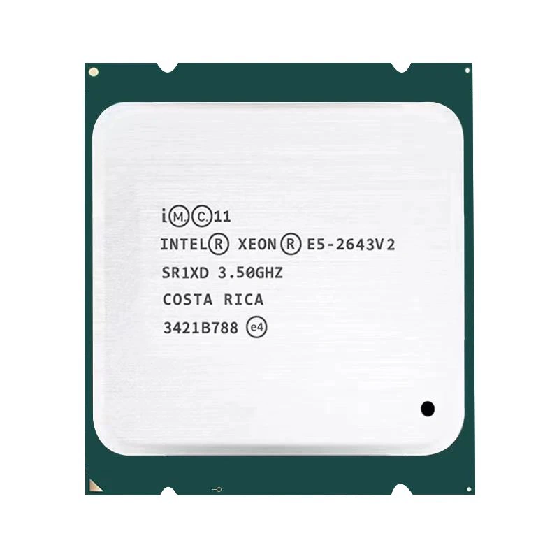 Intel Xeon E5-2690v2 2696v2 2695v2 2643v2 поддерживает серии X79 процессор CPU