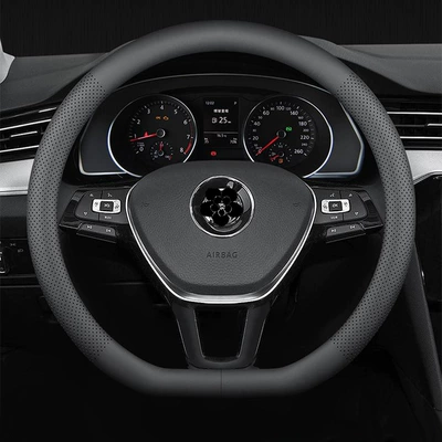 Steering wheel cover cover four seasons universal 15 - d-type-1135-black-38cm