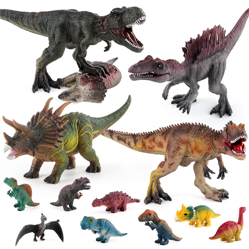 Simulación transfronteriza Jurásico dinosaurio volcán erupción 25 traje escritorio modelo estático decoración juguete Amazon