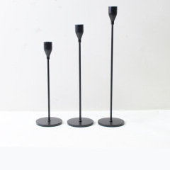 亞馬遜歐式燭台電鍍金屬裝飾燭台婚慶禮品單頭燭台工藝品擺件