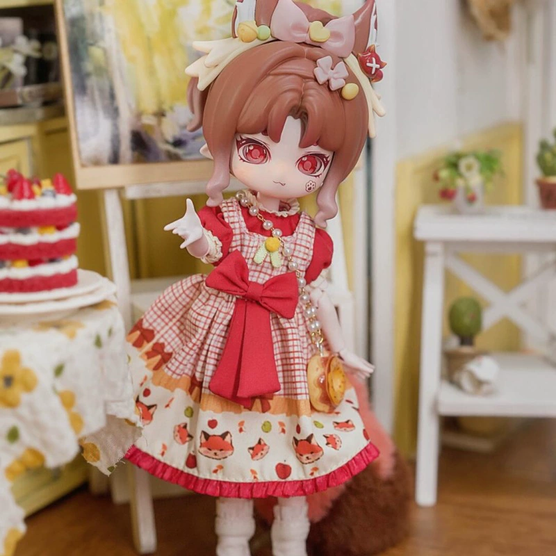 [正版米甜物语奇幻森林BJD盲盒12分BJD可动不可食用人偶]