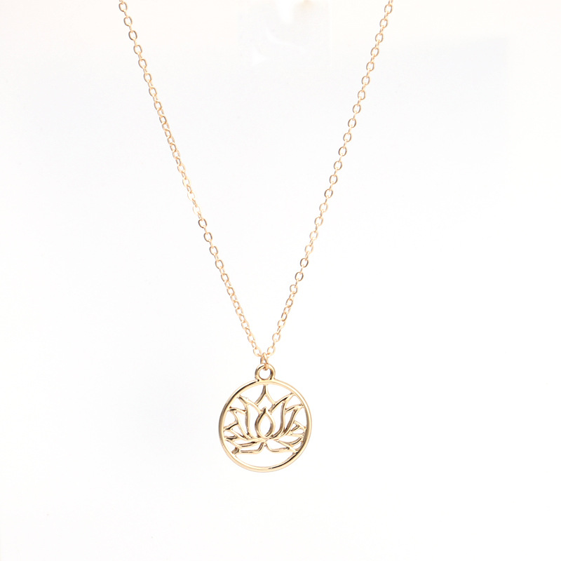 佛陀莲花吊坠短项链 Image 3