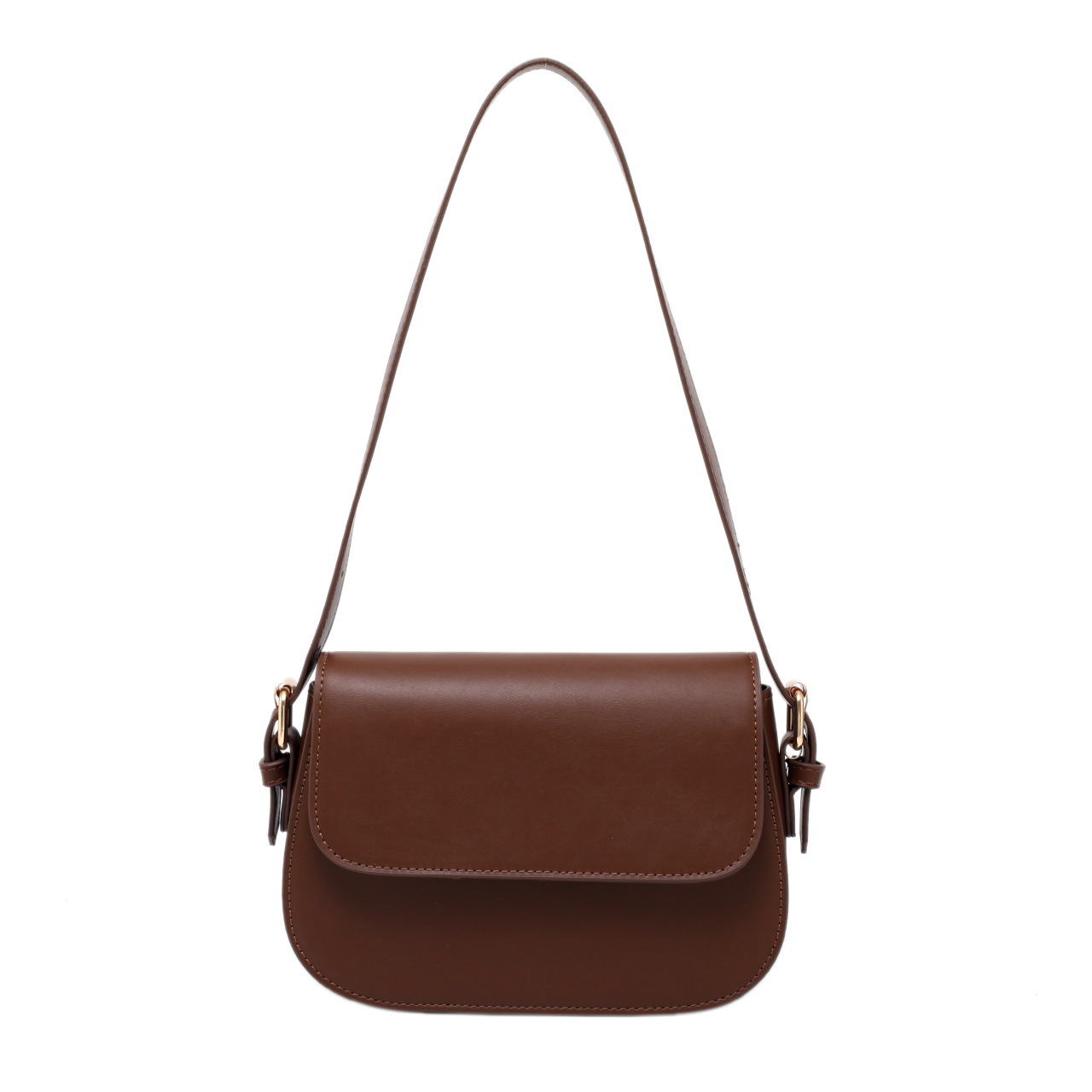 Borsa a tracolla vintage da donna piccola borsa a spalla marrone_voghion.com