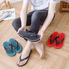 Universal home comfort and personalized PVC flip-flops for all seasons. Daily indoor and outdoor simple open-toed men's flip-flops.