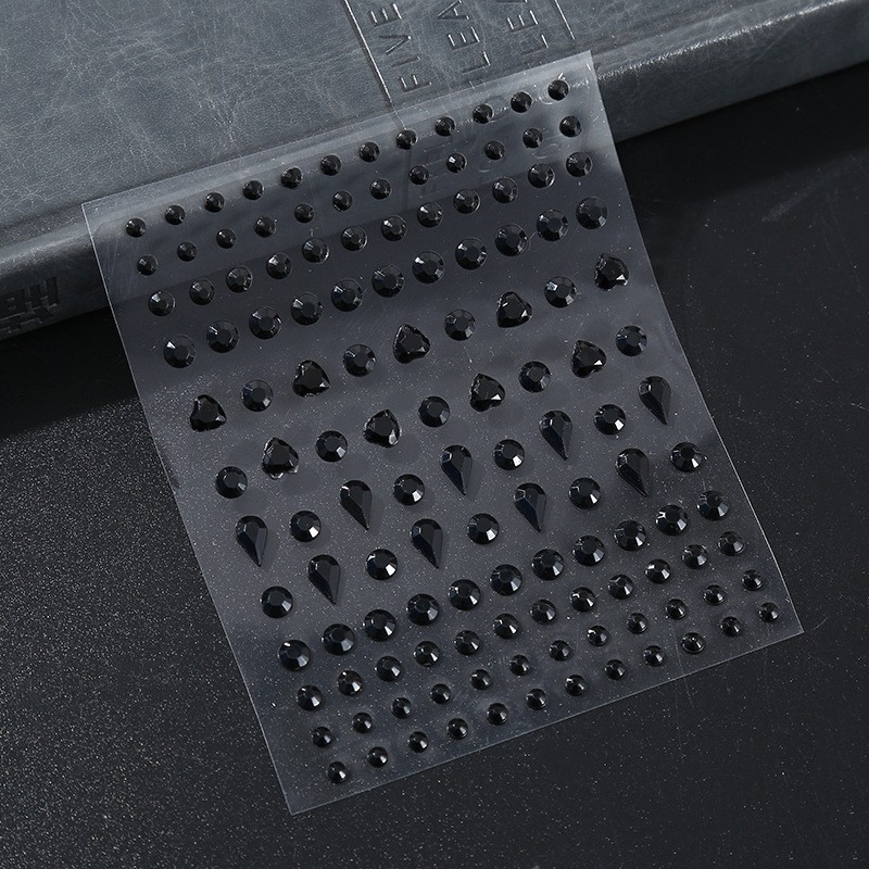 Tang traje antiguo disfraz maquillaje color diamante acrílico cara pegatinas de diamantes