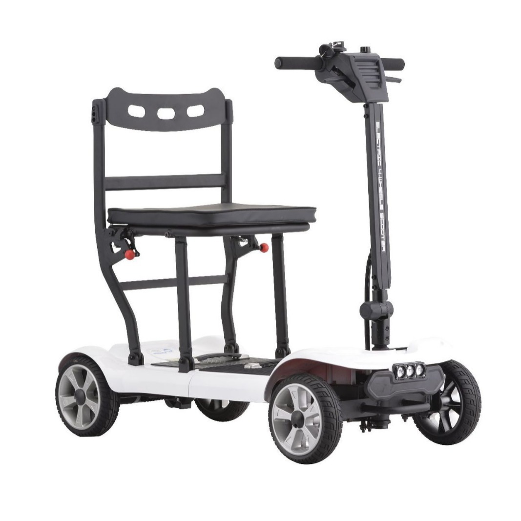 Yile Factory Direct Sales Foldableing Large Wheel Electric Battery Car Small Adult Electric Car Home Elderly Scooter