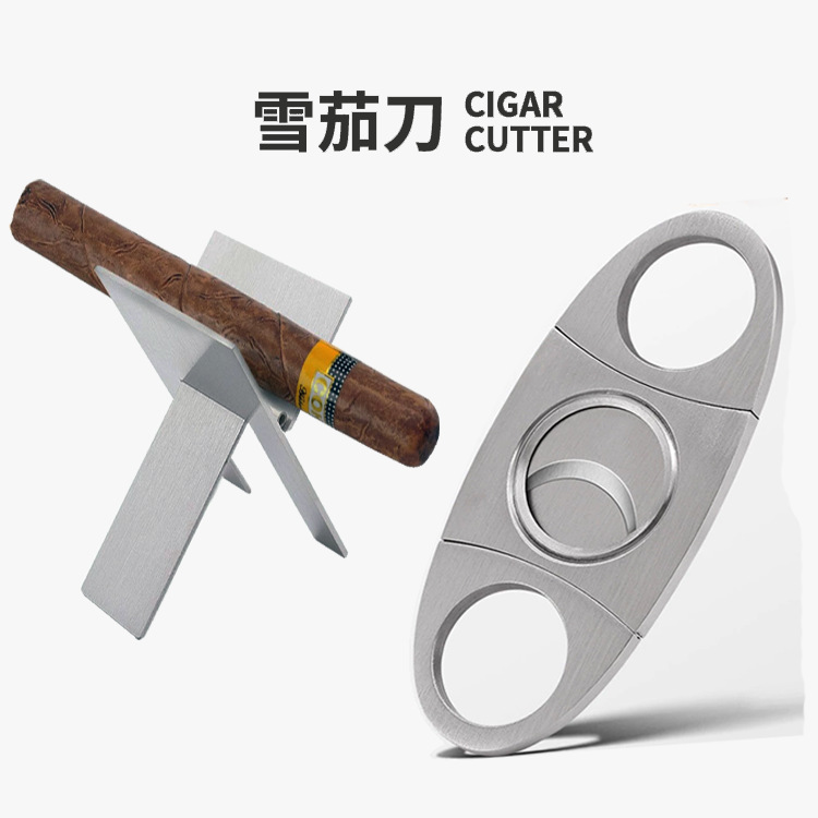 Cigar Cutting Head Stainless Steel Double Blade Maximum Cigar…