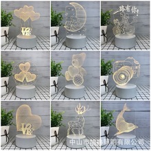 �羳3DСҹ����Շ���USB̨���Y��YƷ�߲ʟ�ů���߲�16ɫ