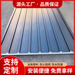 厂家定制长城隔热铝瓦大板防水隔音隔热铝合金屋顶雨棚阳光房铝板