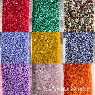 4*6mm��Ȼʯƽ�יE�A�ν����Ƕ��ʯ�NƬ�Ʒ������diy�S�����l