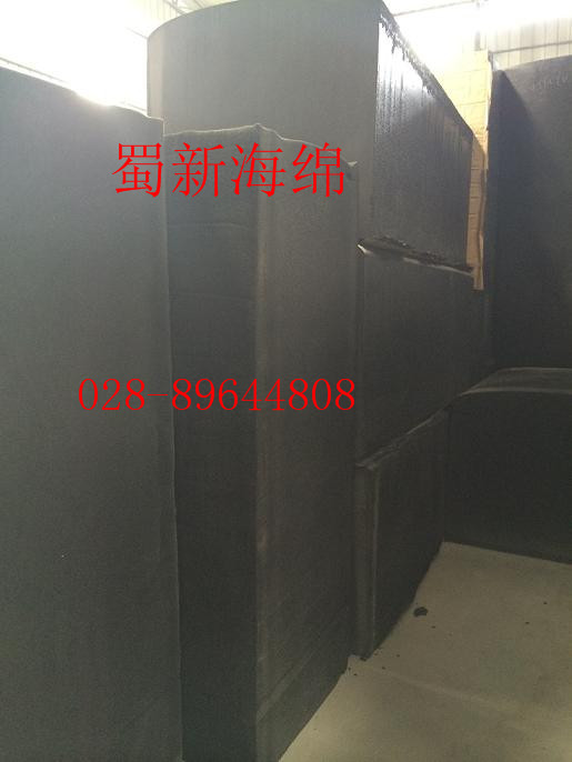 厂家供应黑色平板隔音海绵/中密度吸音海绵/高密度降噪海绵