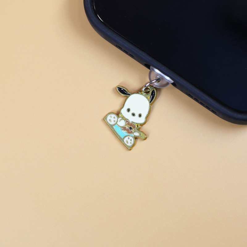 カスタマイズされたかわいい携帯電話防塵プラグプラグチャーム充電ポートダストキャップ携帯電話ペンダント卸売|undefined